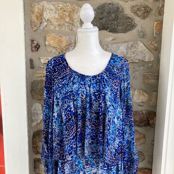 🌟NWT Plenty by Tracy Reece Flyaway Dress in Ombré Spots Womens Medium - Picture 3 of 11